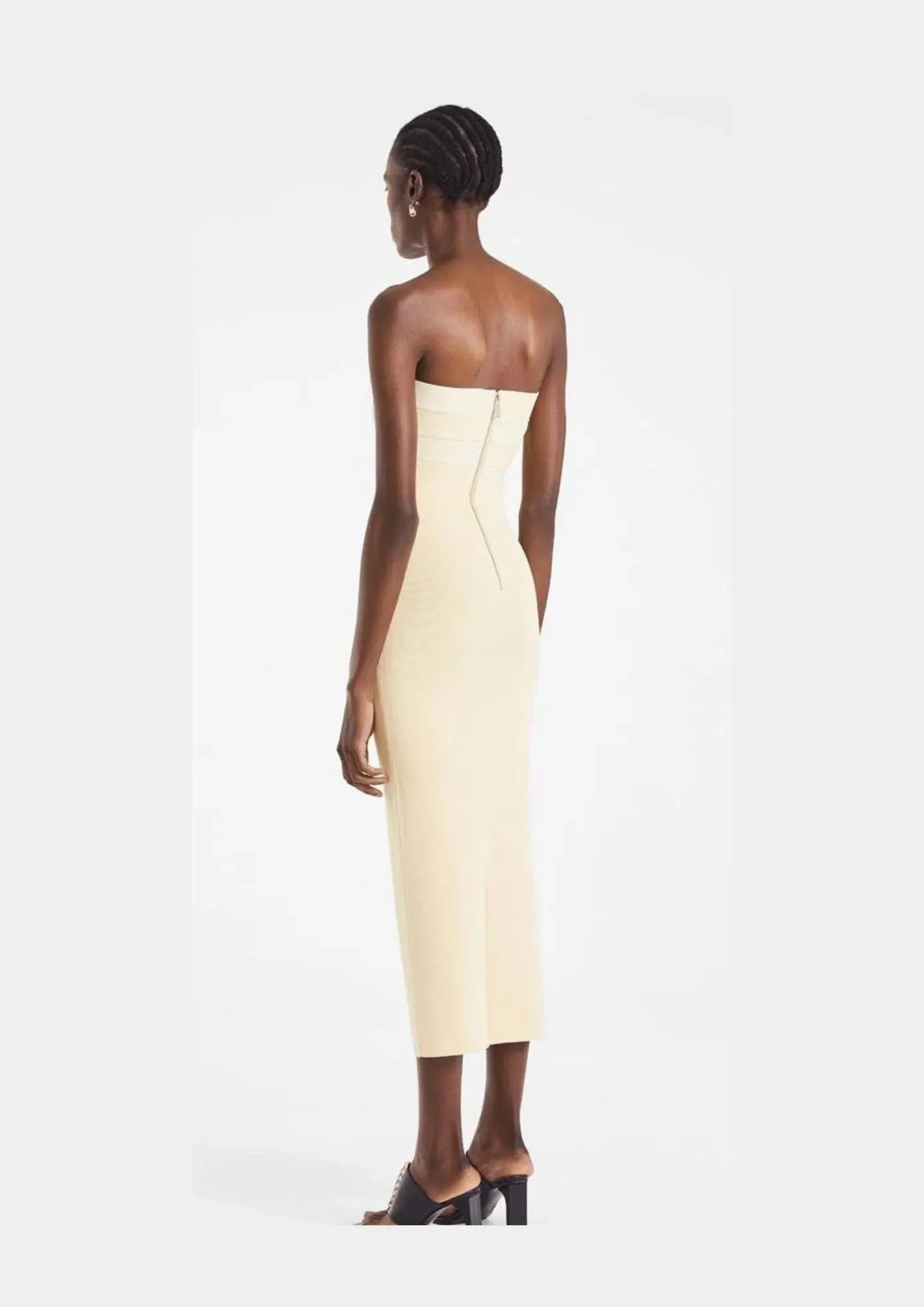 Dion Lee Interlock Dress Yellow Size AU 8  - Image 3