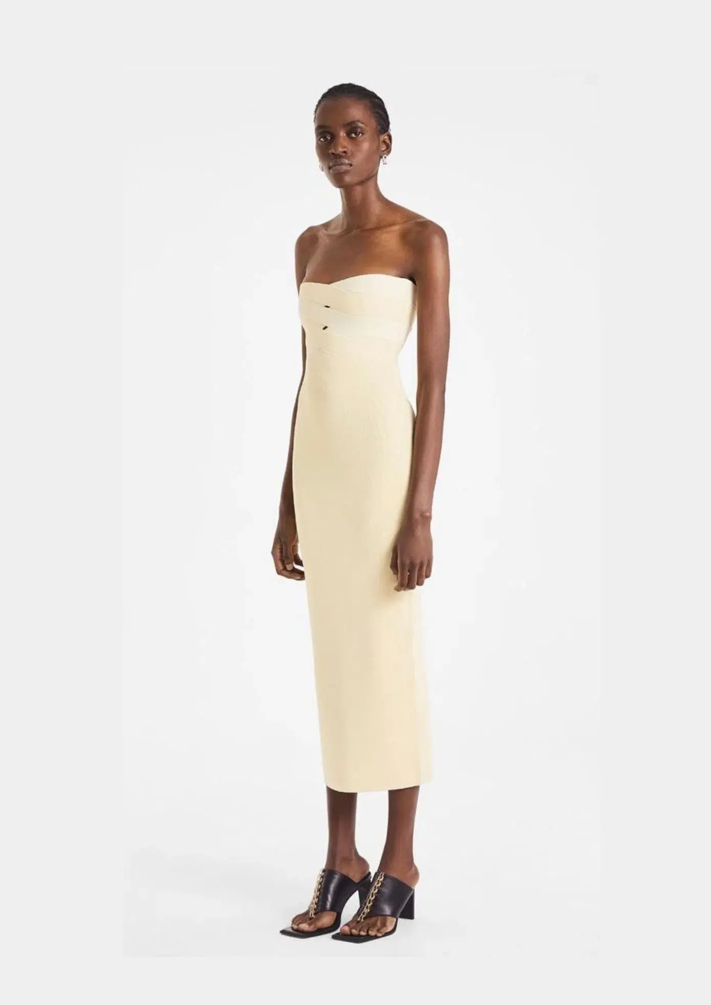 Dion Lee Interlock Dress Yellow Size AU 8  - Image 1