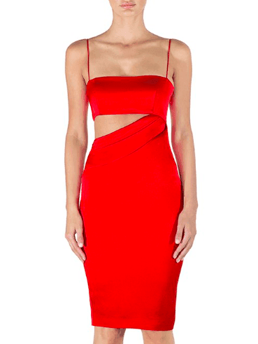 MISHA Selina Slip Dress Red Size 8 - Image 2