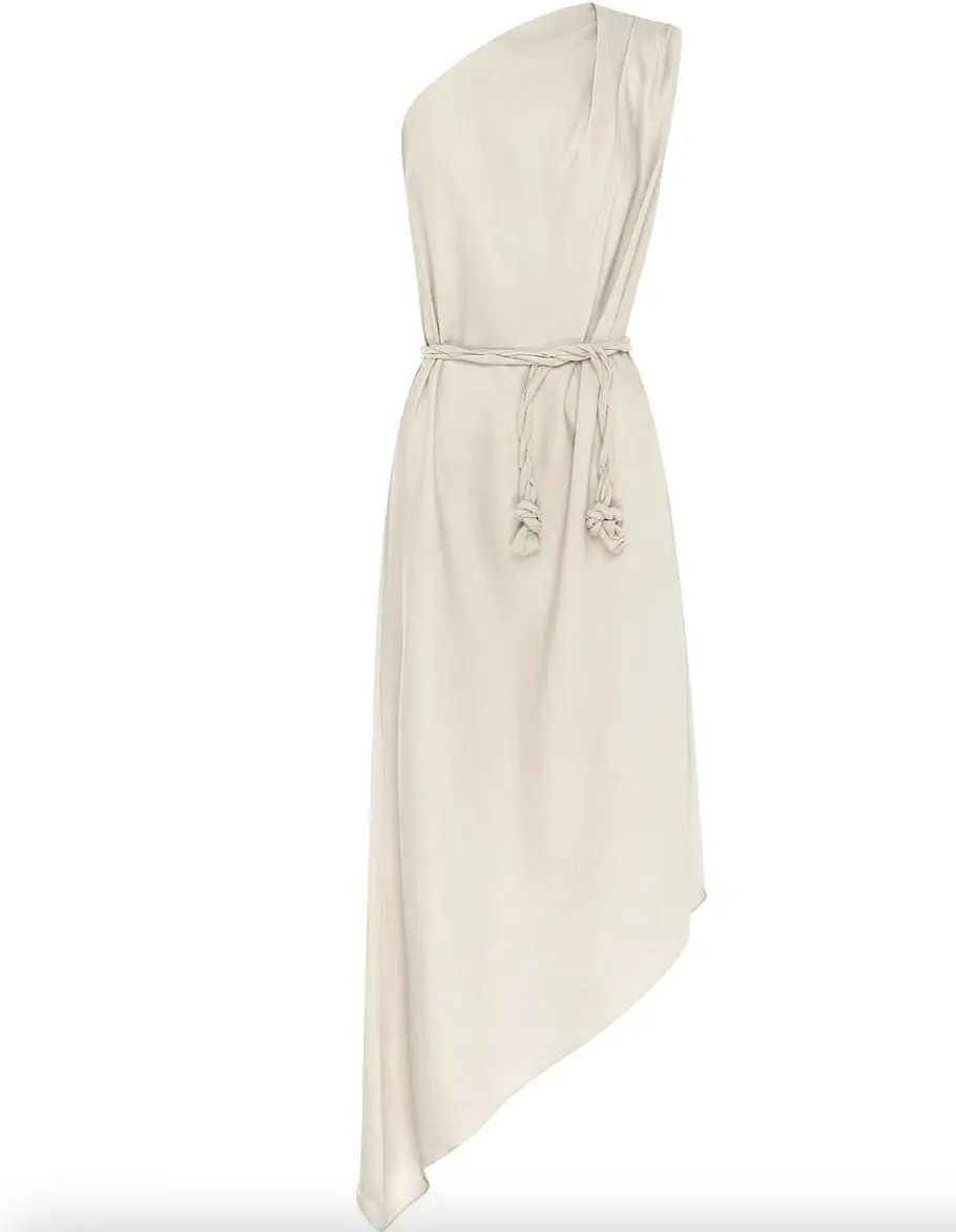 Bianca Spender Ibiza Dress Stone Size 1 / Au 8 - Image 5