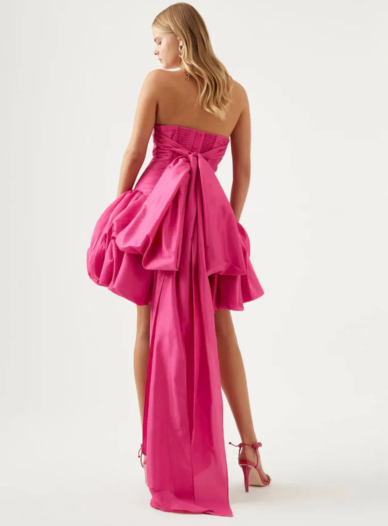 Aje Piacere Bubble Hem Mini Dress Pink Size 10 / M - Image 3