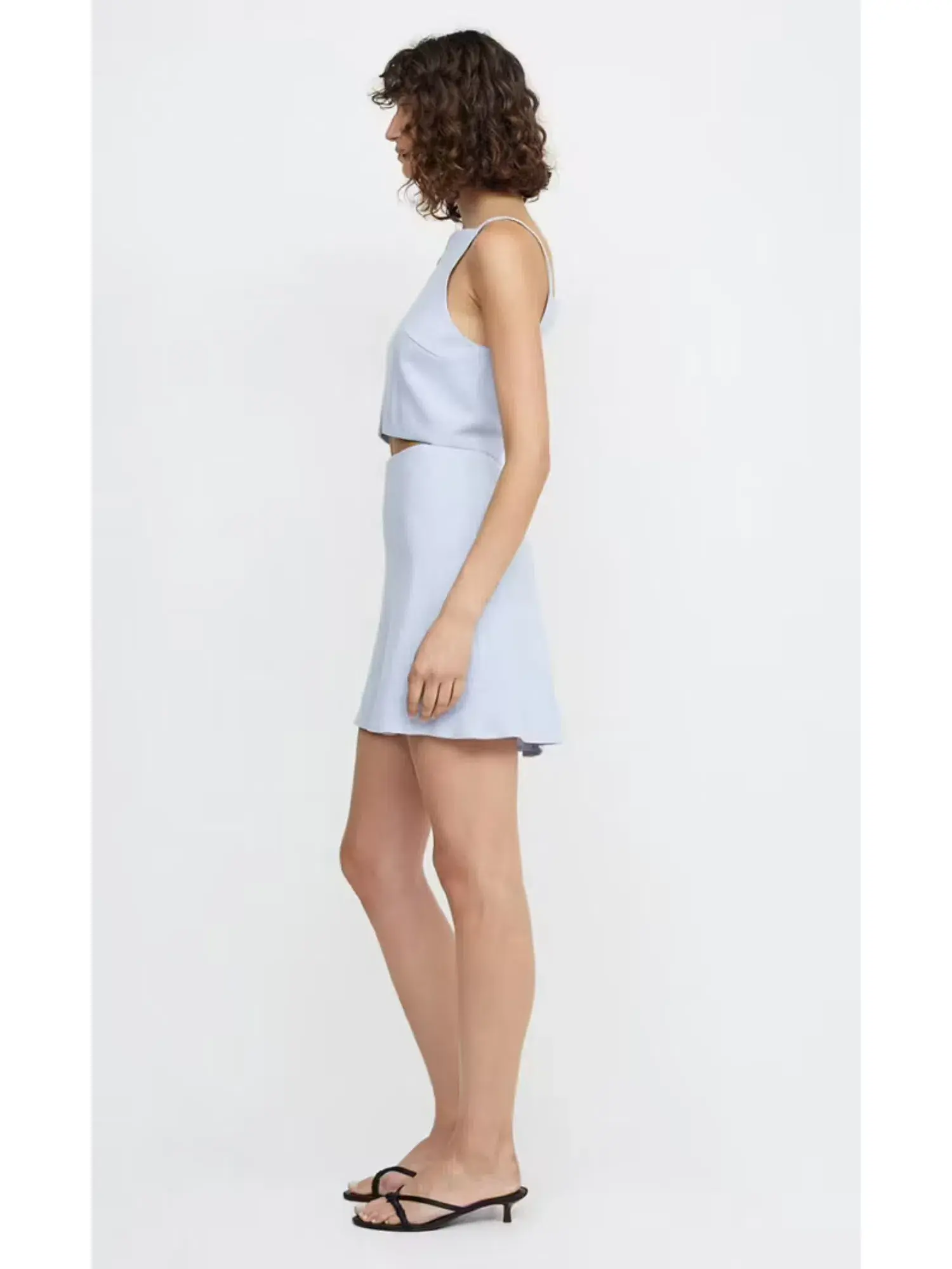 Bec & Bridge Kate Mini Dress Powder Blue Size XS / AU 6  - Image 4