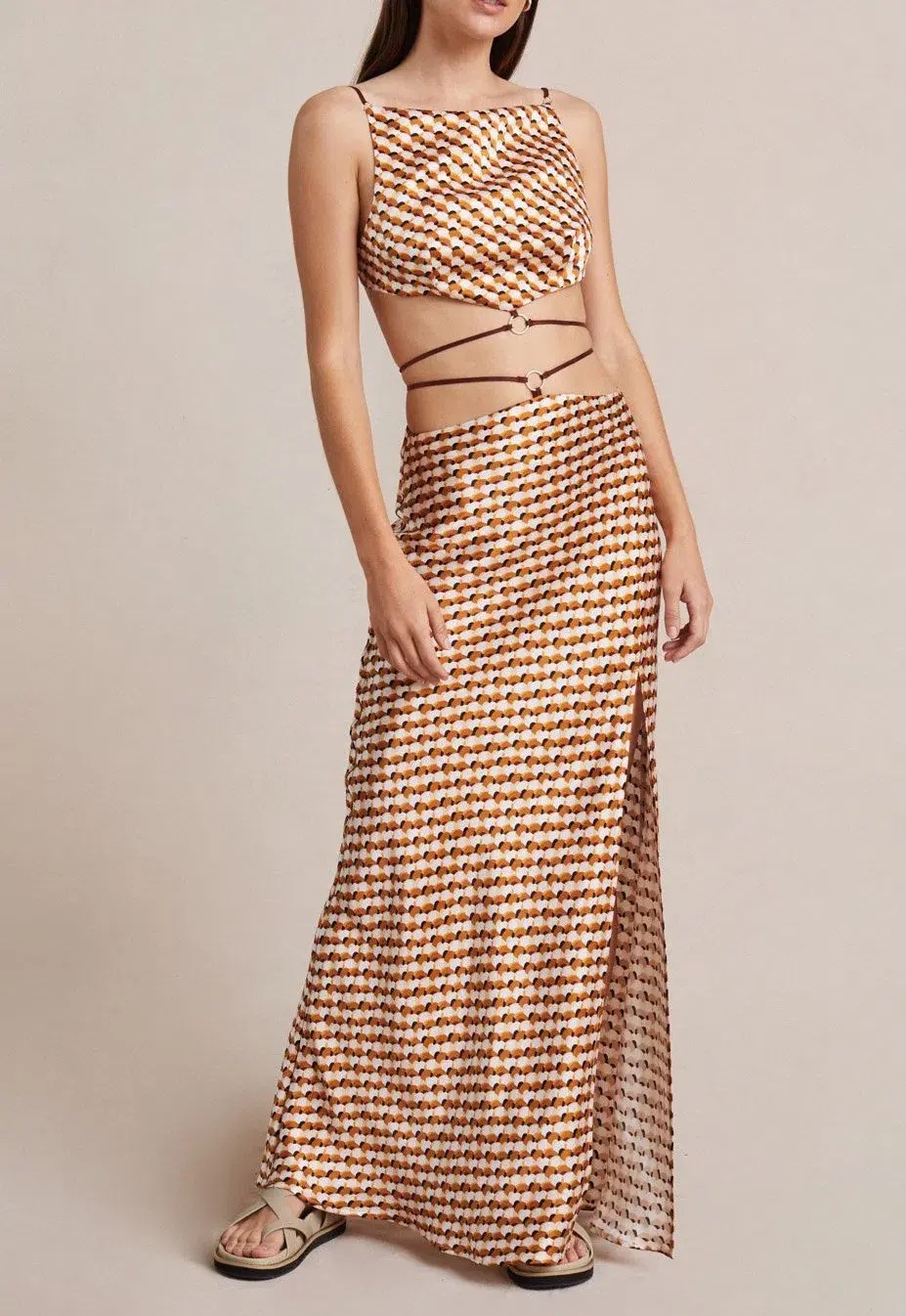 Bec & Bridge Casablanca Top Size 10 and Maxi Skirt Size 12 Set Print  - Image 1