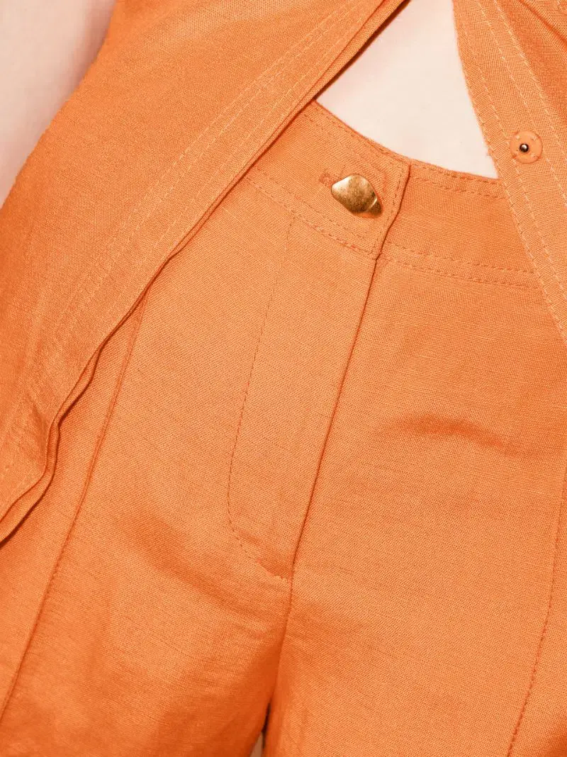 Aje Cantina Flared Pants Orange Size S / AU 8  for rent on The Volte - main image