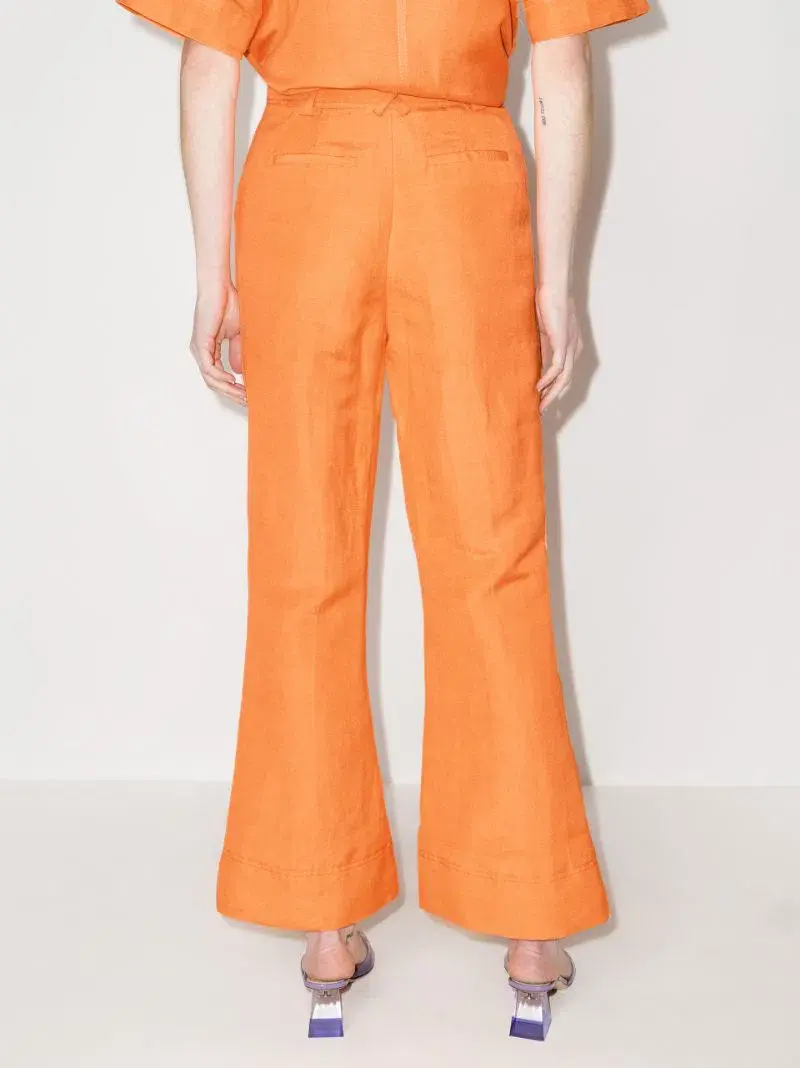 Aje Cantina Flared Pants Orange Size S / AU 8  - Image 3
