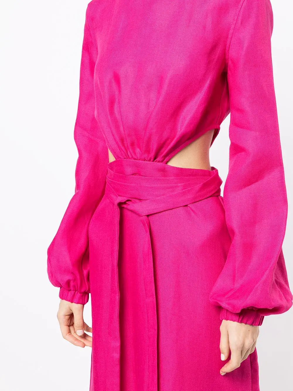 Bondi Born Belize Cut Out Maxi Dress Pink Size 6 - Image 2
