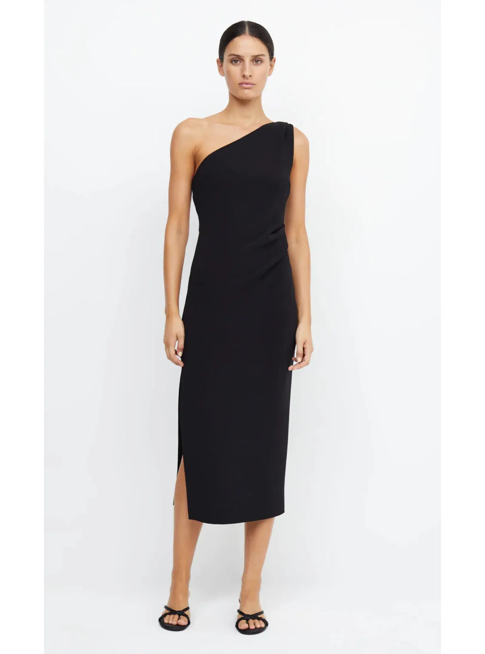 Bec & Bridge Be Mine Asym Black Dress Size AU 6 - Image 1