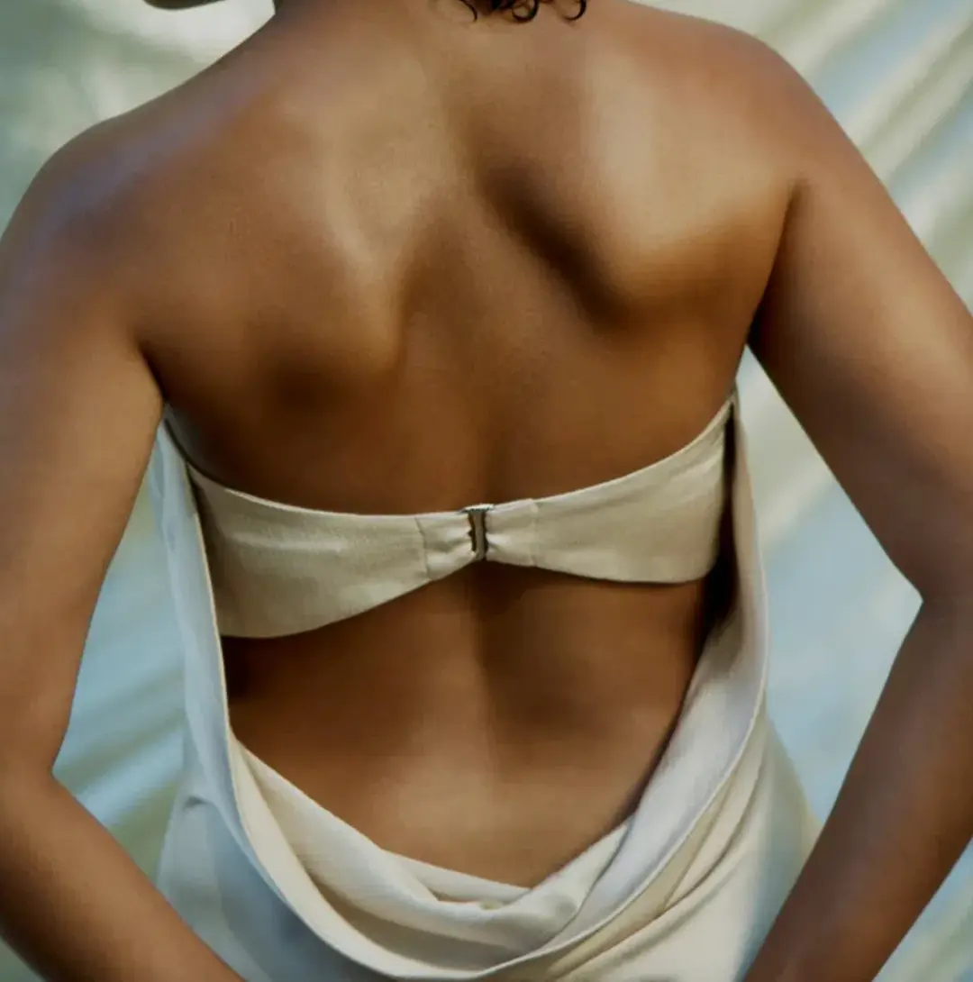 Bec & Bridge Moon Dance Strapless Dress Sand Size 6 for rent on The Volte - main image