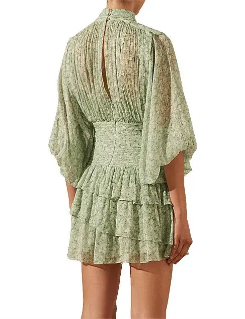 Shona Joy - Aurore Long Sleeve Ruched Mini Dress - Image 2