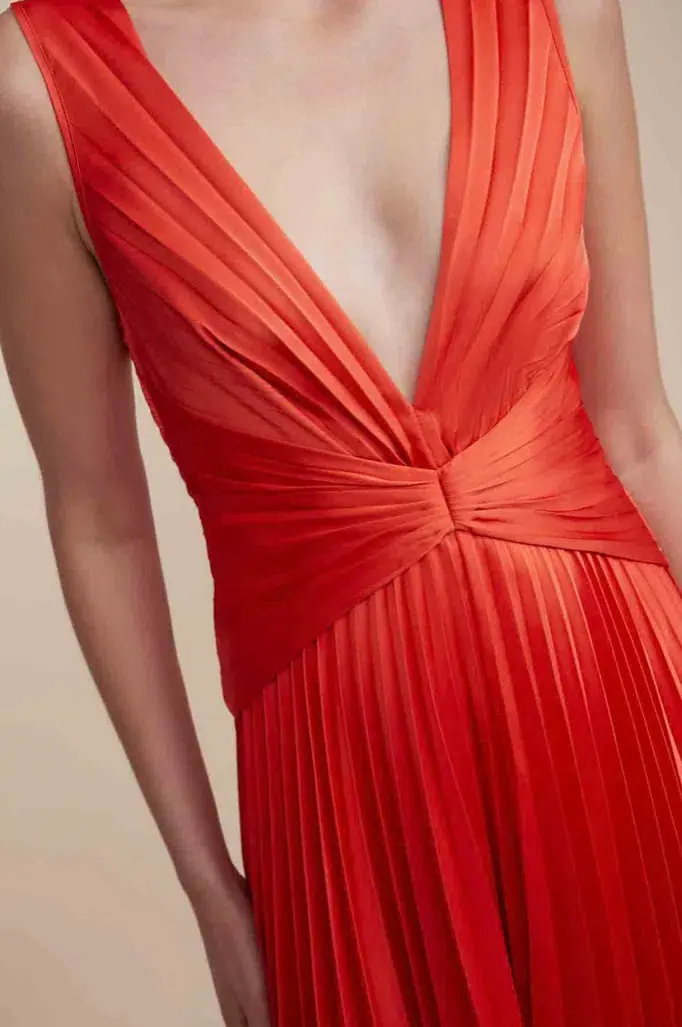 ACLER   Darley Dress   Watermelon/Red    Size 10 for rent on The Volte - main image