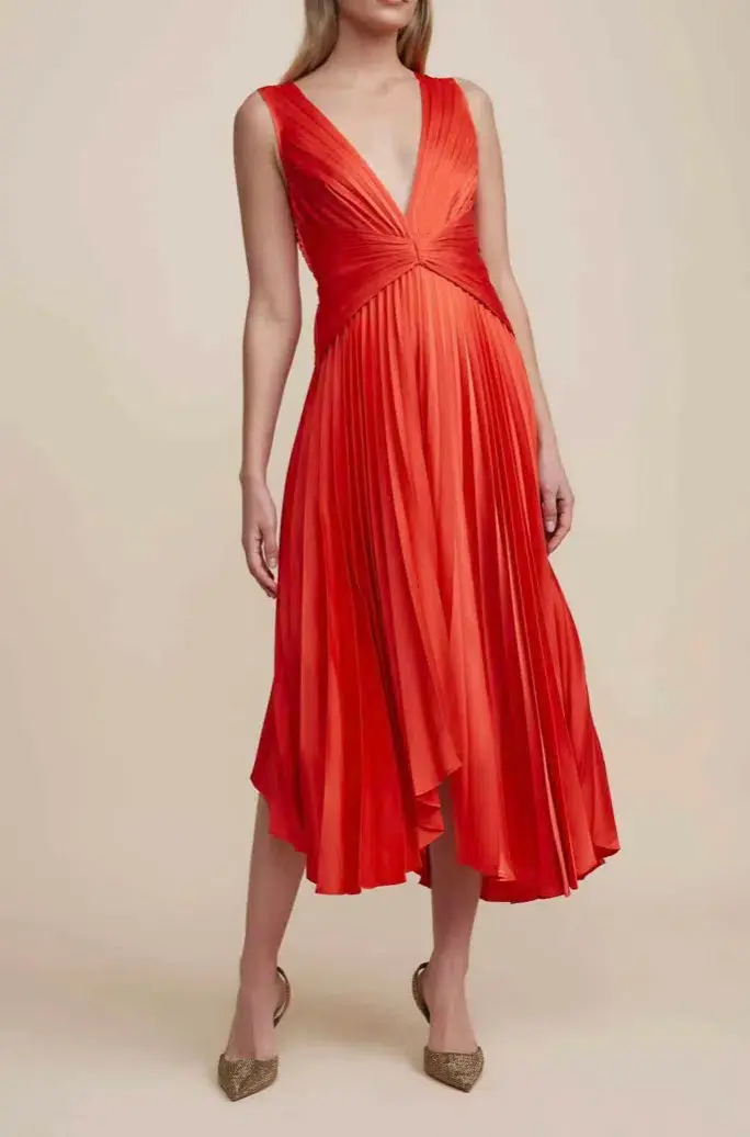 ACLER   Darley Dress   Watermelon/Red    Size 10 - Image 1