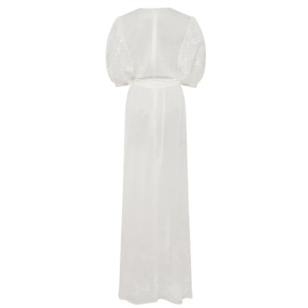 All That Remains Jean Dress White Size 10 for rent on The Volte - main image