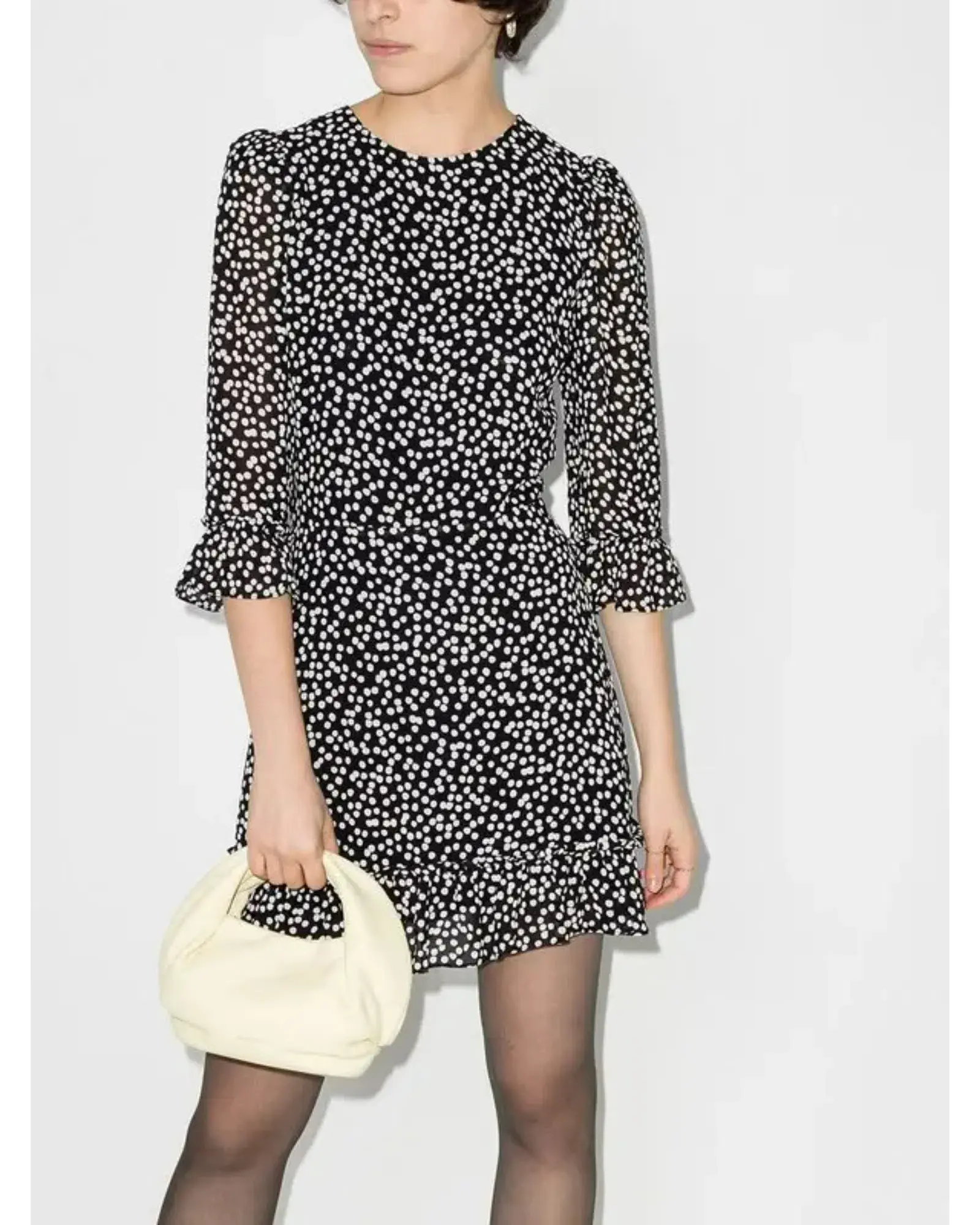 Reformation Doutzen Polka Dot Mini Dress Size AU 8 - Image 1