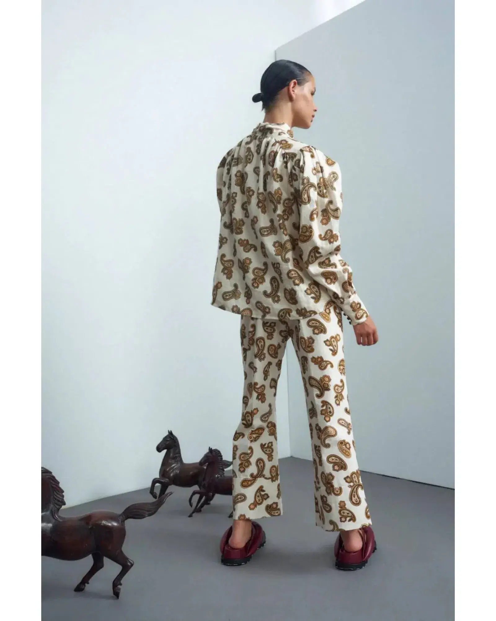 Alemais Mia Crop Pants Print Size AU 8 - Image 2