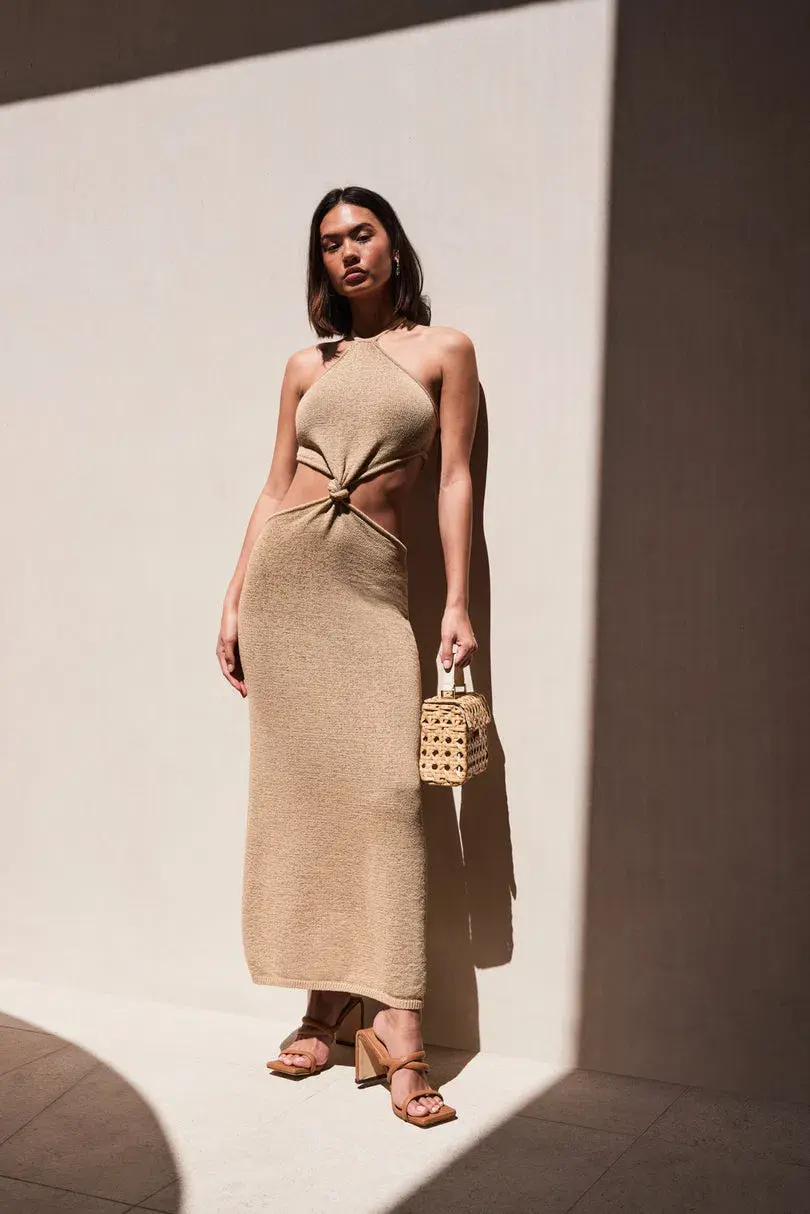 Cult Gaia Cameron Knit Dress Sand Size S / Au 8 - Image 1