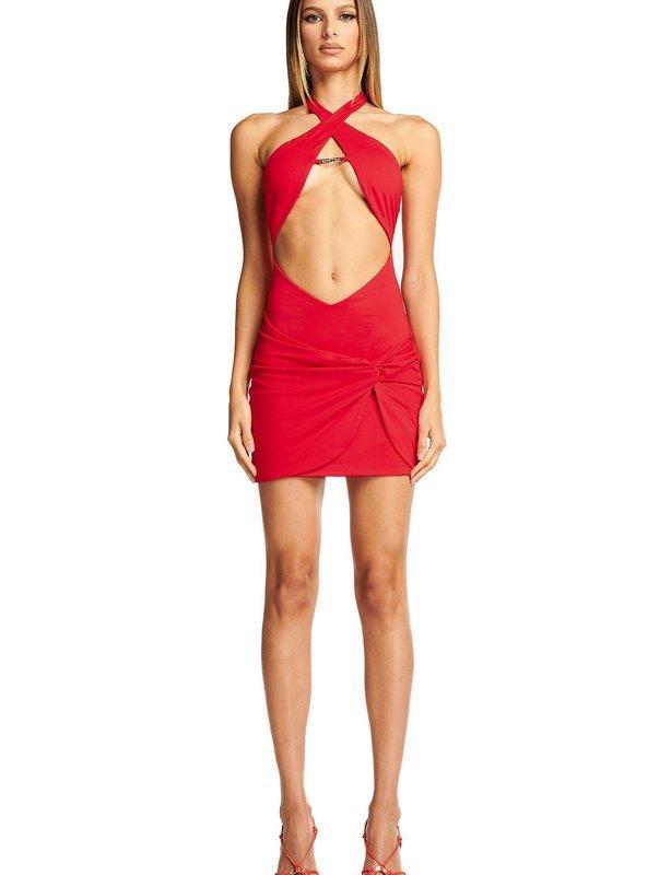 I. AM. GIA Cosma Dress Red Size Small - Image 2