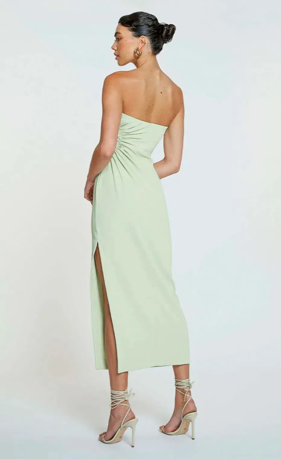 By Johnny Selena Strapless Dress Green Size 8 / S for rent on The Volte - main image