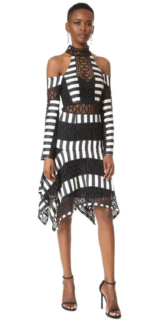 Thurley Candy Stripes Dress Print Size 12 - Image 3