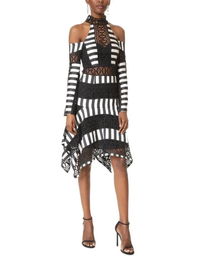 Thurley Candy Stripes Dress Print Size 12 - Image 1