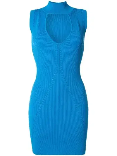 Manning Cartell State Of Play Knit Mini Dress Blue Size AU 8 - Image 2