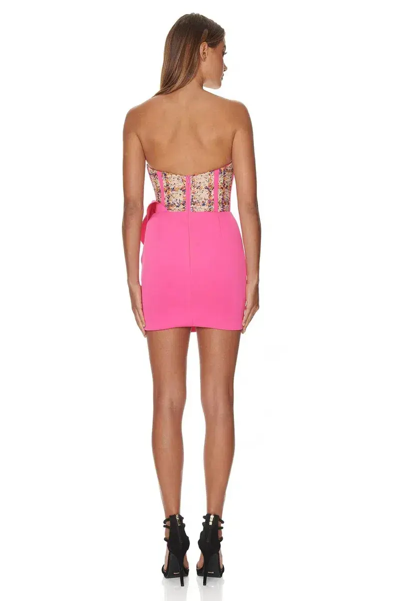 Eliya The Label Jasmine Mini Dress Pink Size S / AU 8 - Image 2