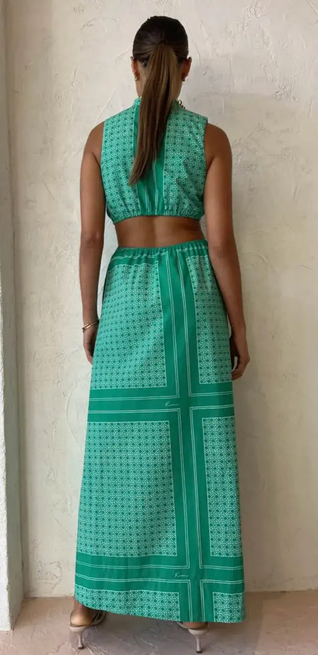 Roame Loren Maxi Dress Print Size 2 / Au 10 - Image 3