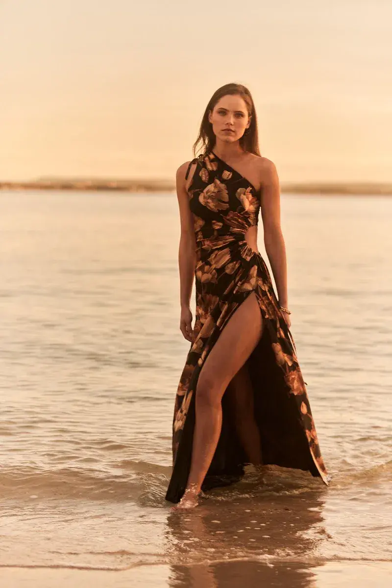 Sonya Moda Nour Marbella Maxi Dress Floral Size 12 - Image 2