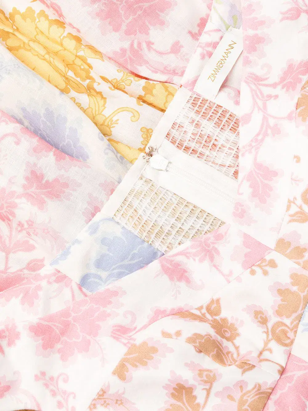 Zimmermann Postcard Spliced Midi Dress Size 1/Au 10 for rent on The Volte - main image