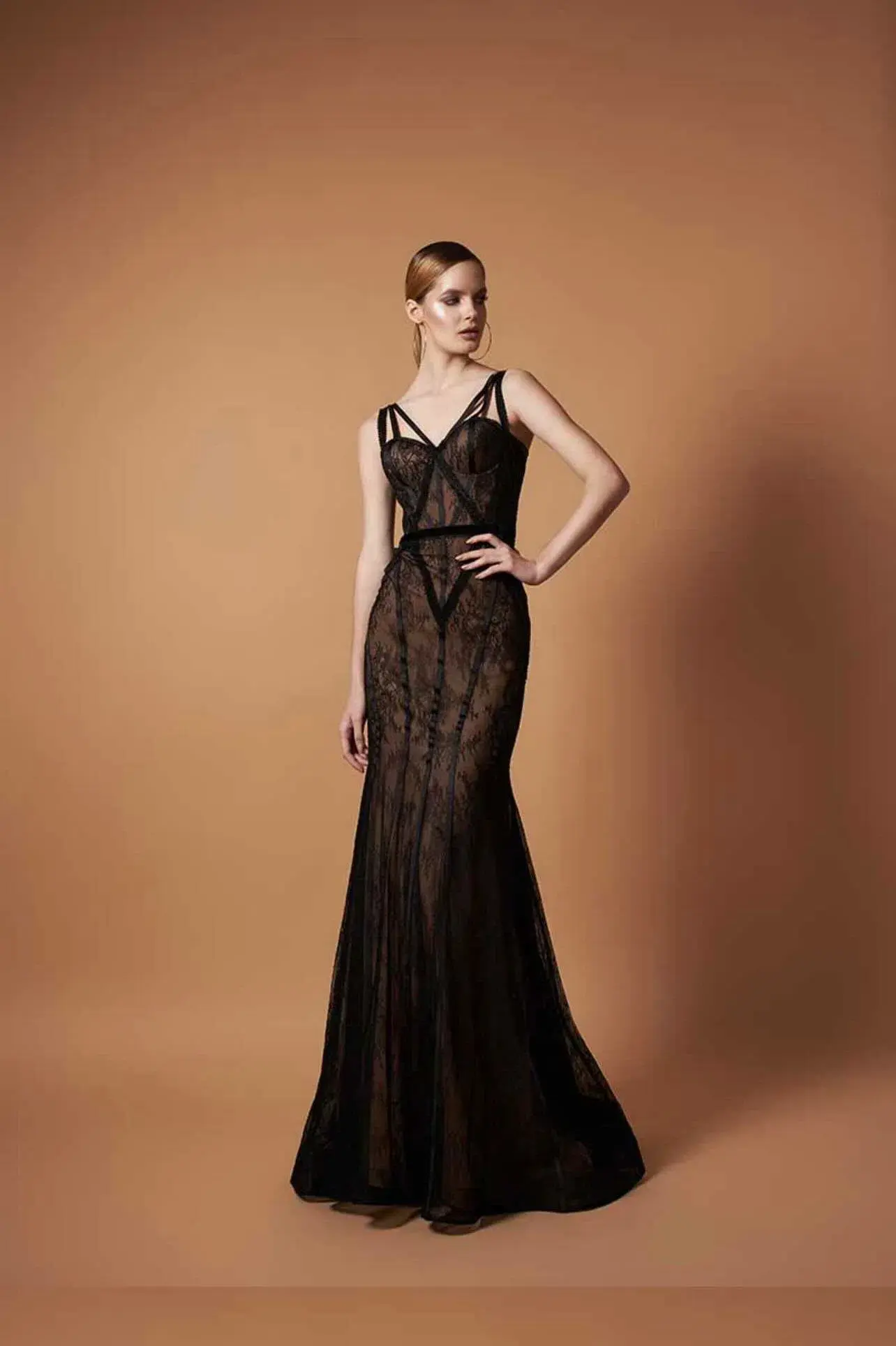 Something Very Special Pollardi Formal Formal Dress Black Size AU 8  - Image 1