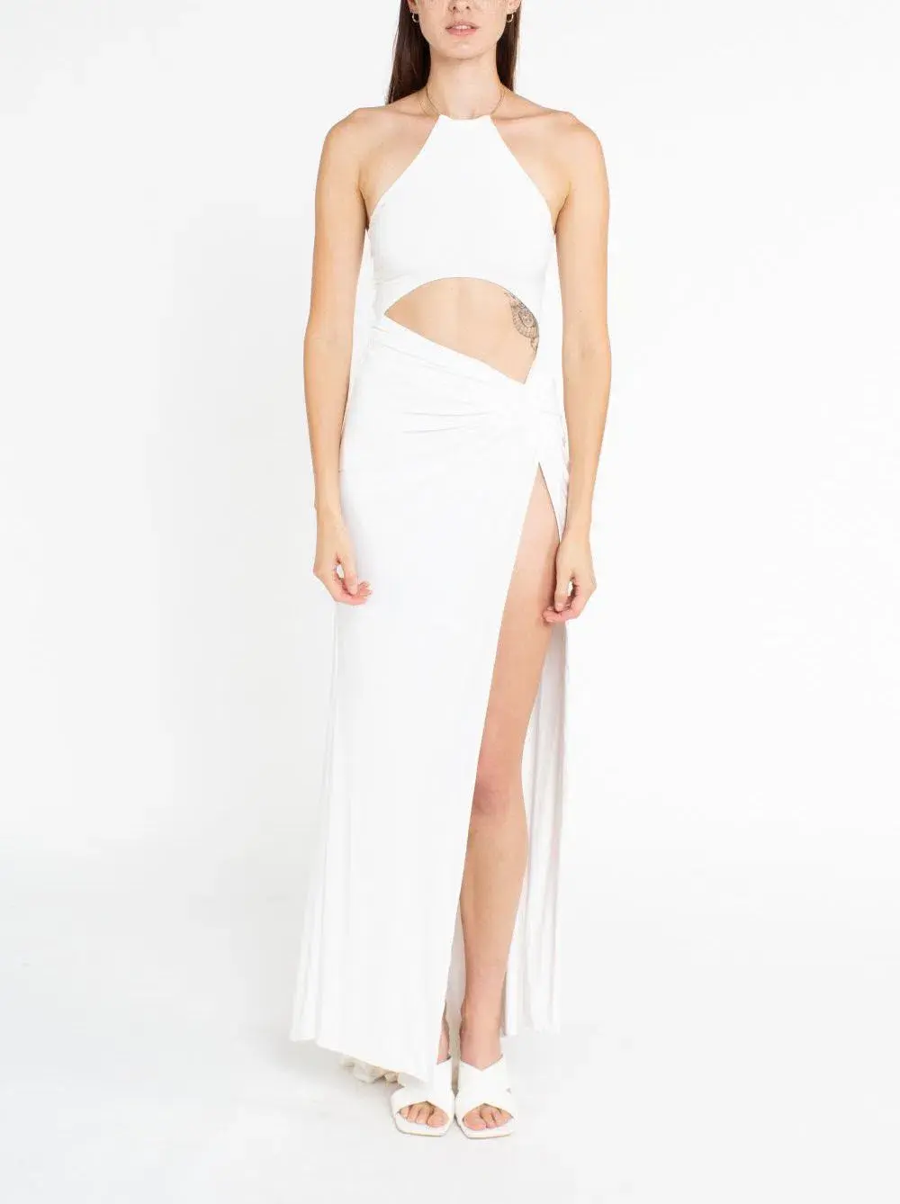 Natalie Rolt Sabrina Gown White Size 8 - Image 1
