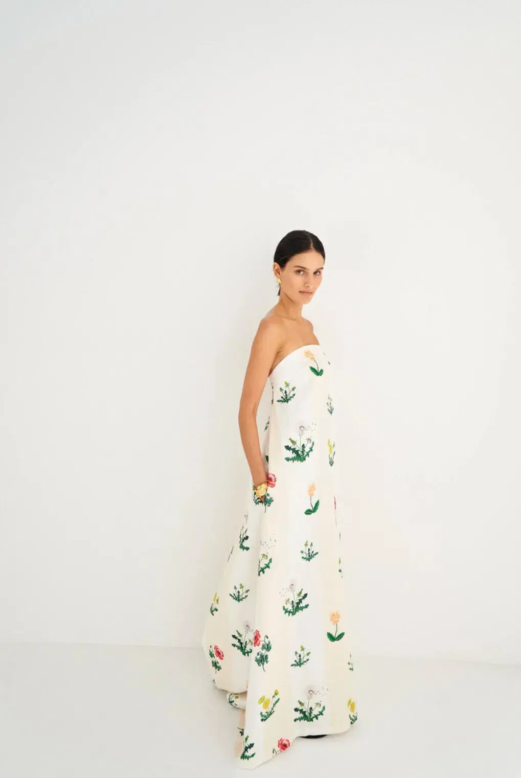 Oroton Poppy Print Dress - Image 1