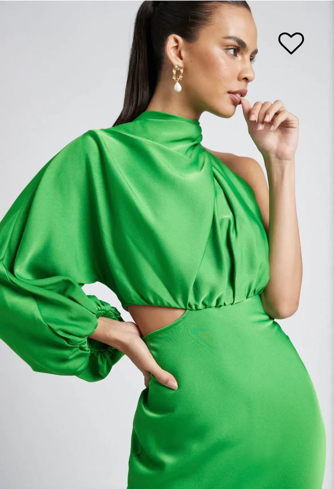 Sheike Olivia Maxi Forest Green Size 8 - Image 2