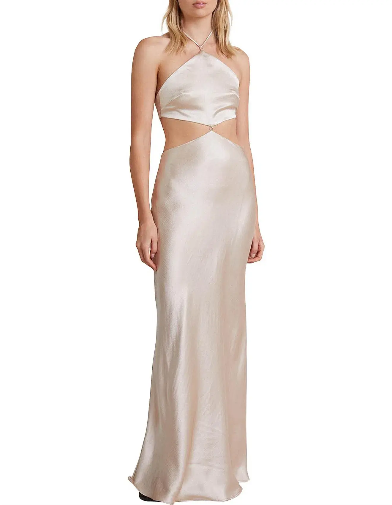 Bec & Bridge Kara Maxi Dress Sand Size 12 - Image 1