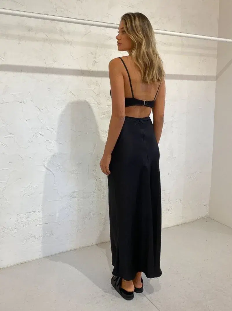 Bec & Bridge Veronique Maxi Dress Black Size 8 / S - Image 3