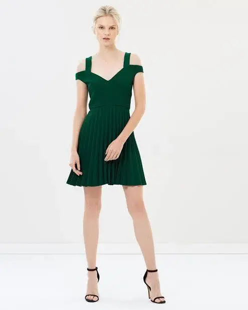 By Johnny Emerald City Mini Dress Green Size 12 - Image 2