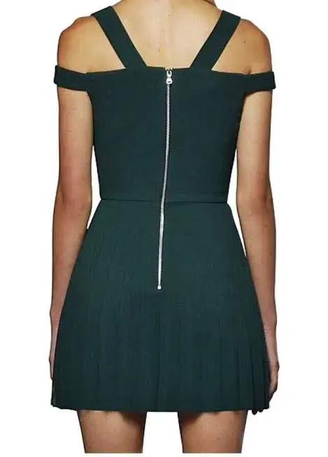 By Johnny Emerald City Mini Dress Green Size 12 for rent on The Volte - main image