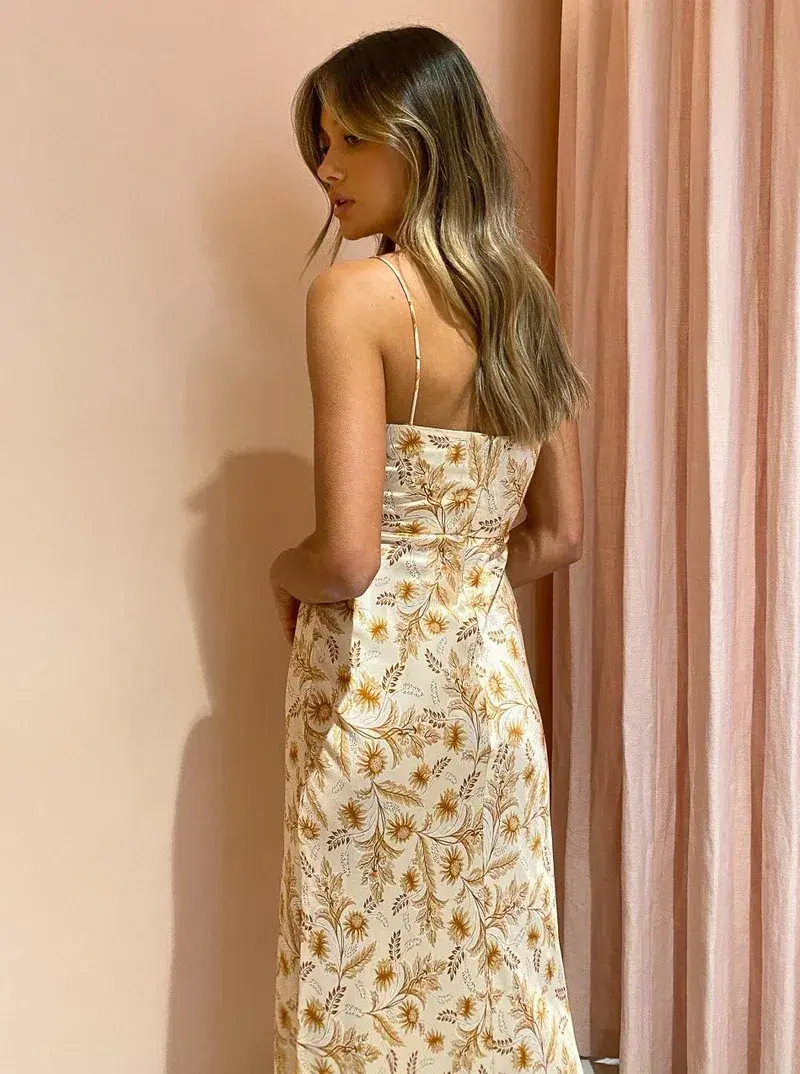 Bec & Bridge Fleetwood Midi Dress Floral Size 8 / S - Image 6