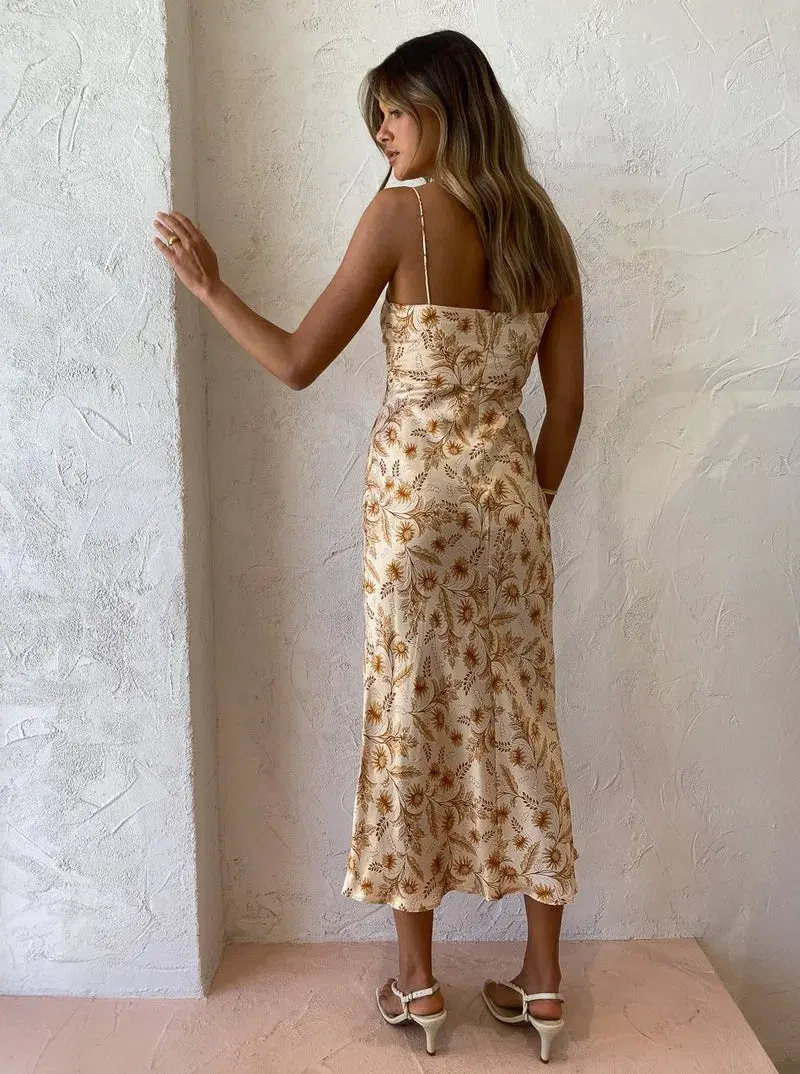 Bec & Bridge Fleetwood Midi Dress Floral Size 8 / S - Image 9