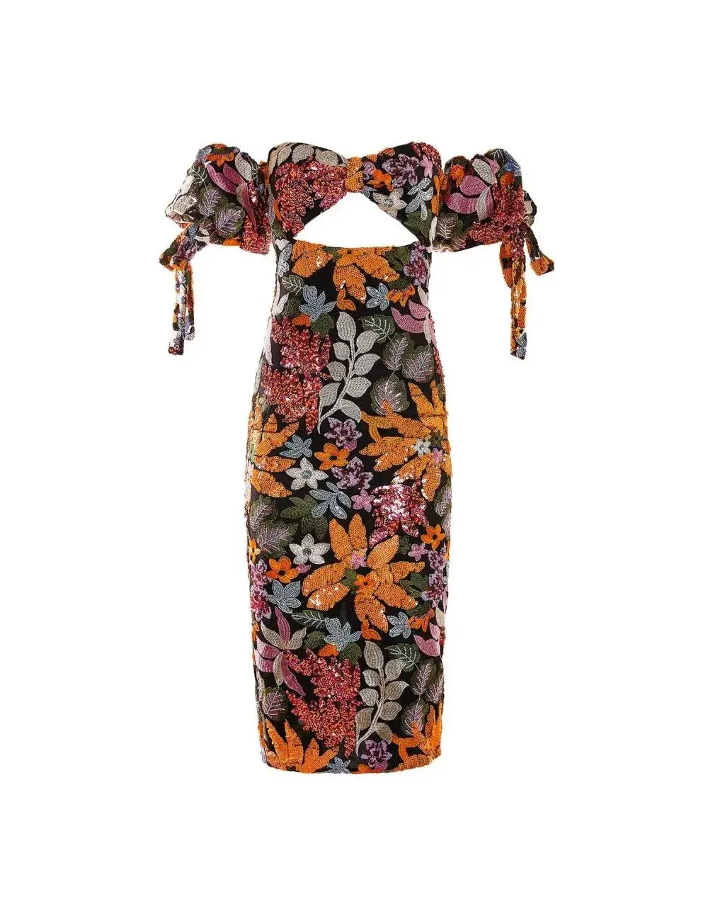 Alamour the Label Flora Midi Dress Sequin Size M/ AU 10 - Image 3