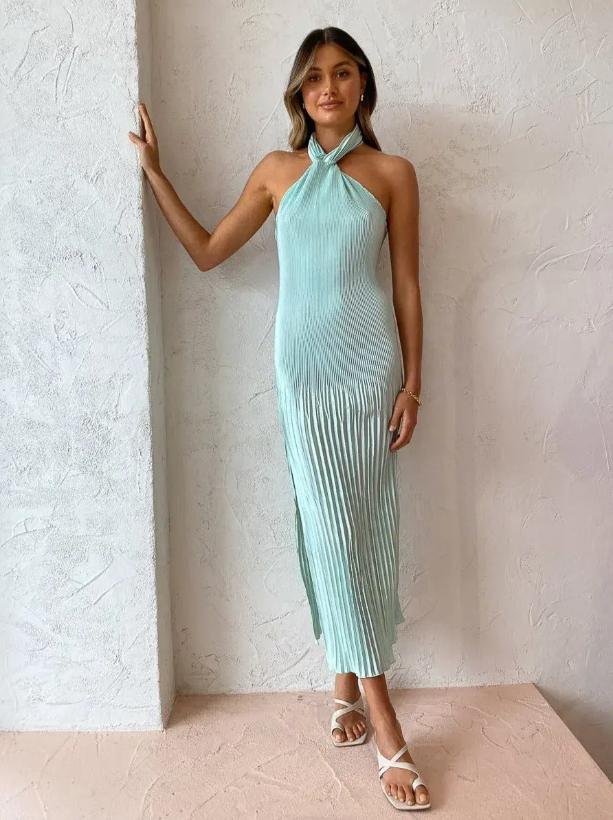 L’idee Halter Gown in Mint Size 8 / S - Image 4