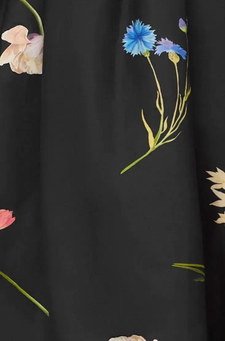 Leo Lin The Fields Embroidered Bustier Midi Dress Black Size 14 - Image 3