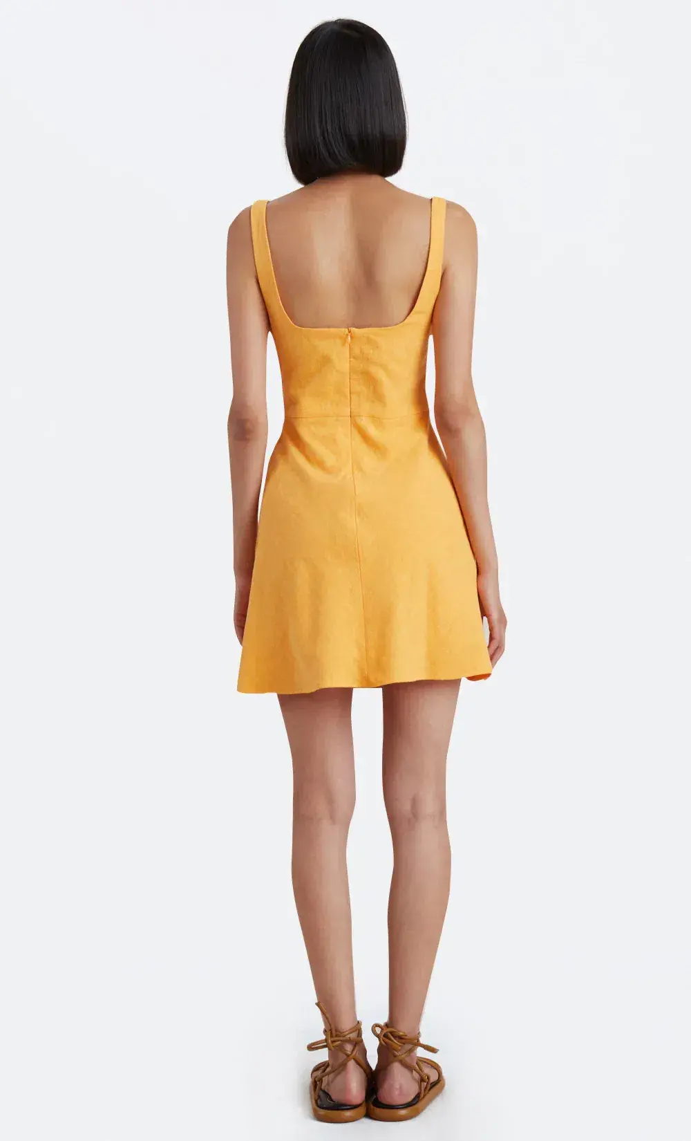 Bec & Bridge Phoebe Mini Dress Mandarin Size 10  - Image 3