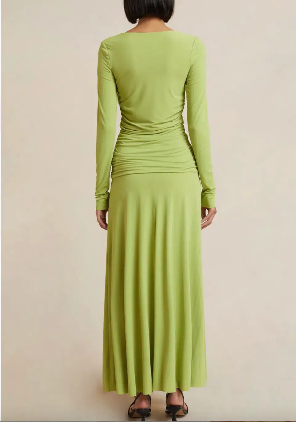 Bec & Bridge  Myla Long Sleeve Maxi Dress Green Size 8 / S - Image 4
