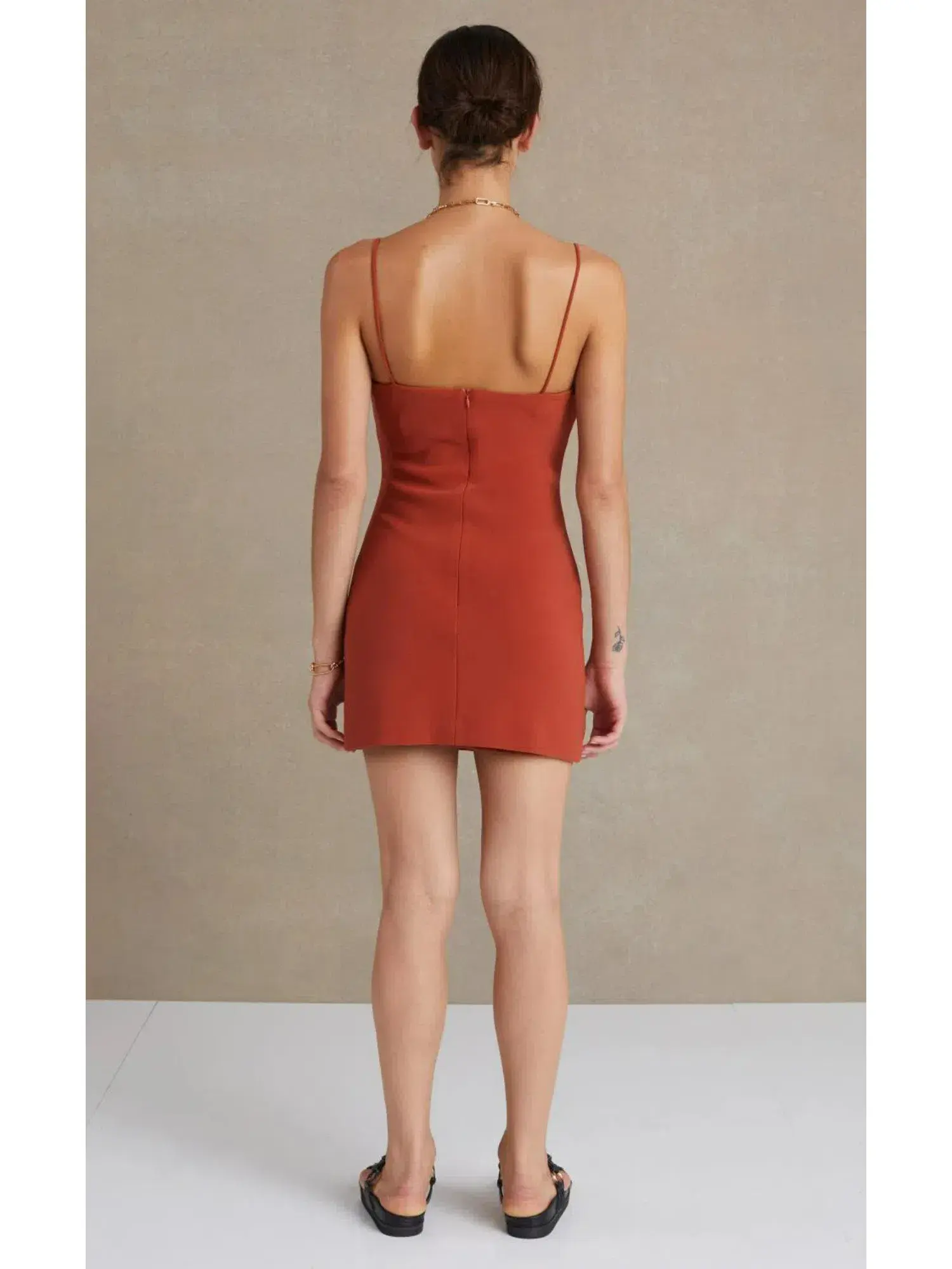 Bec & Bridge Maya Dress Brown Size AU 6 - Image 3