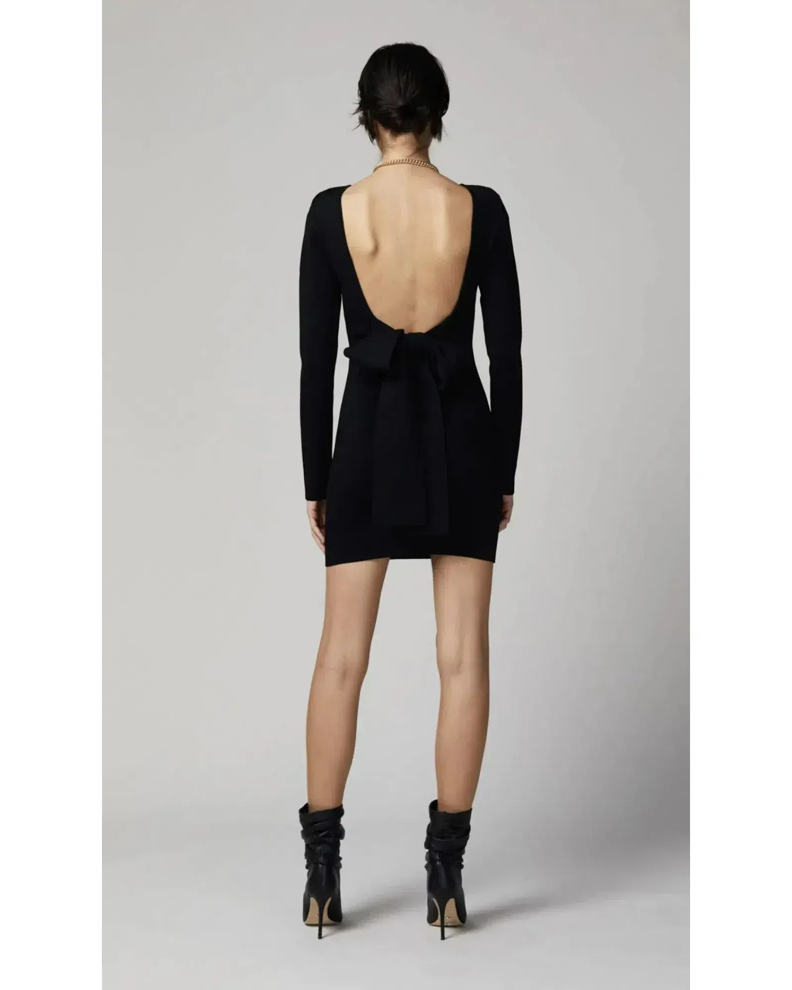 Bec & Bridge Emeline Knit Dress Black Size AU 8 - Image 2