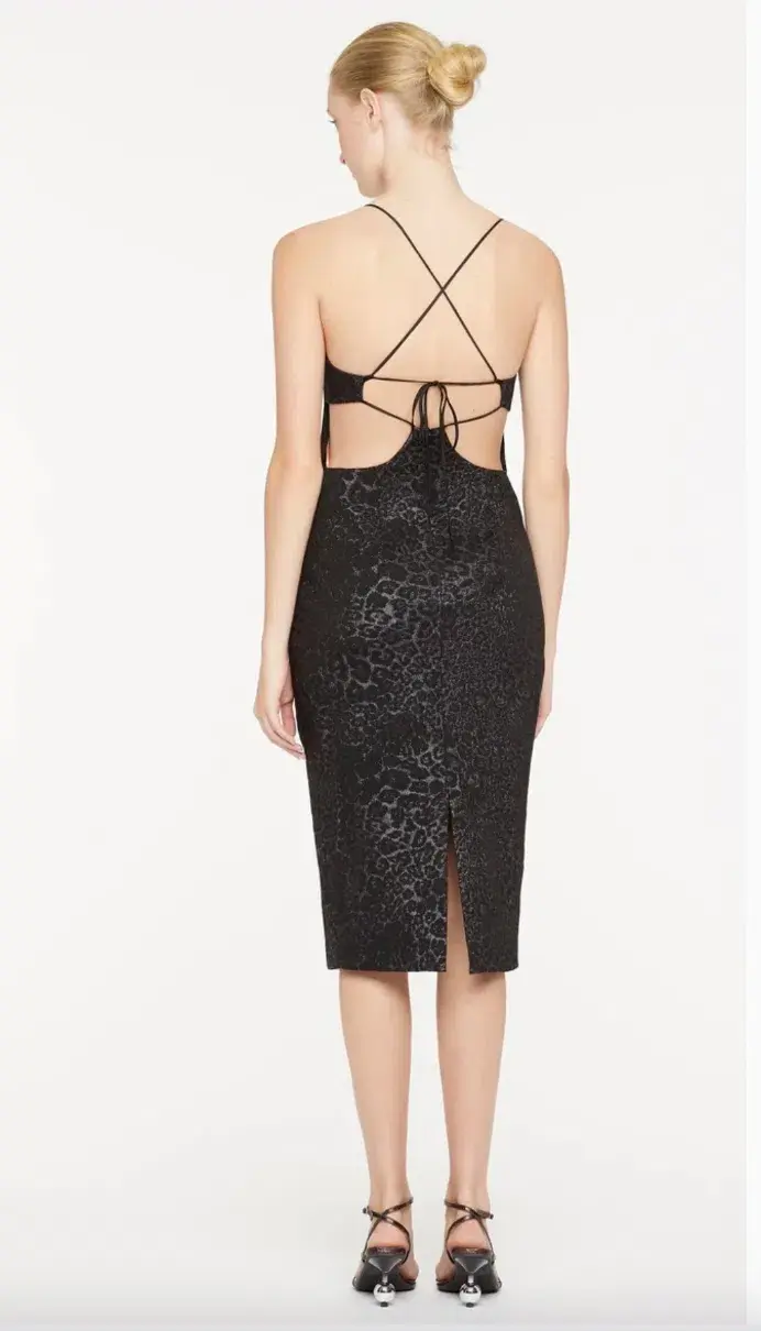 Manning Cartell Charmed I'm Sure Midi Dress Black Size 6 - Image 4