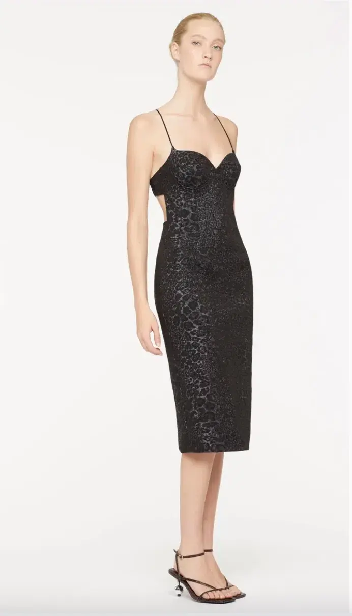 Manning Cartell Charmed I'm Sure Midi Dress Black Size 6 - Image 2