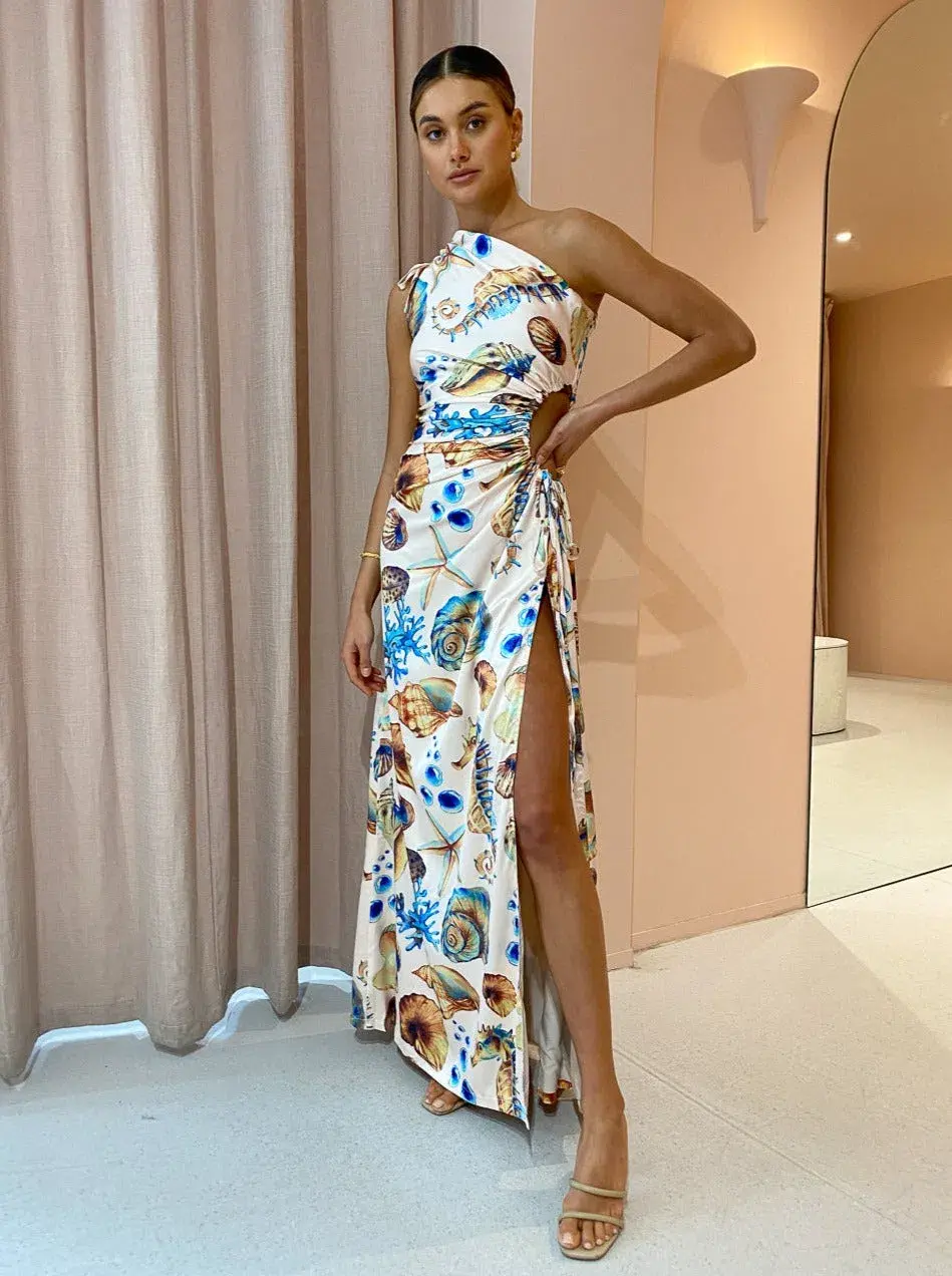 Sonya Moda Nour Seashell Dress Print Size 12  - Image 2