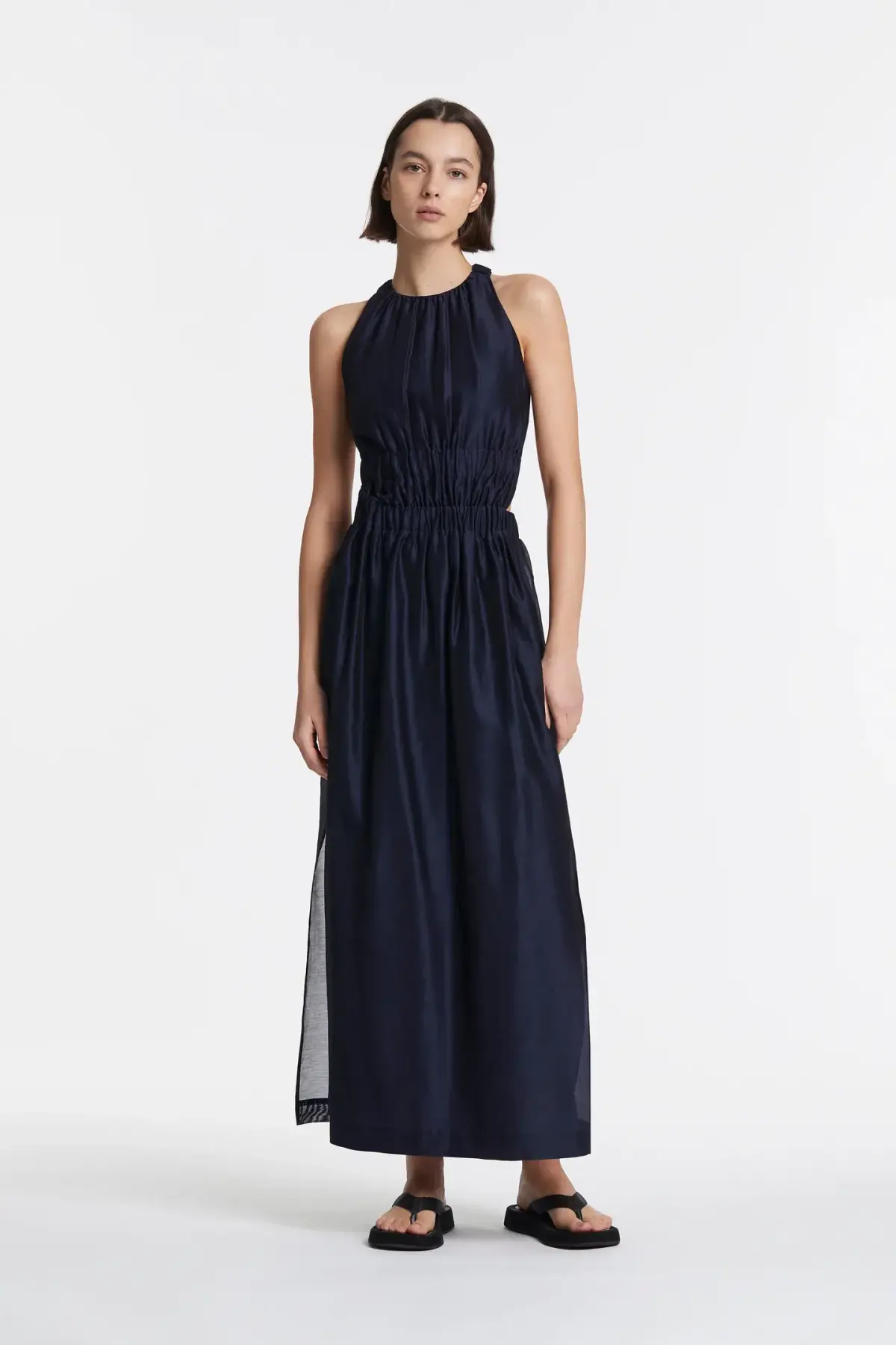 Sir the Label Franc Cross Back Navy Gown Size 0/AU 6 - Image 1