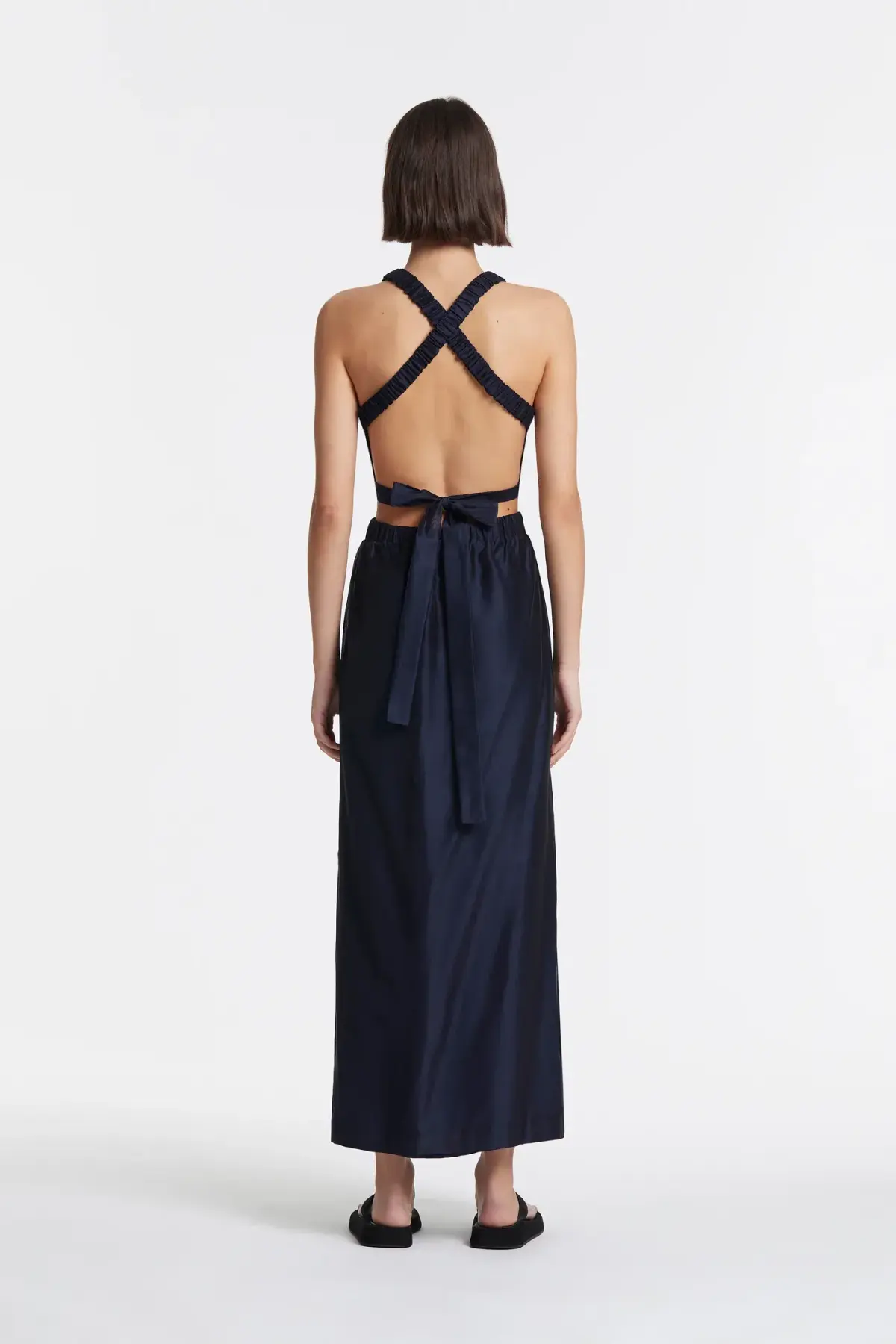 Sir the Label Franc Cross Back Navy Gown Size 0/AU 6 - Image 2